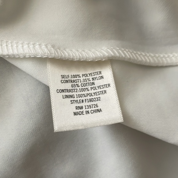 Francesca’s White Lace Bodice Off-the-Shoulder Mini Dress Small NWT - Picture 8 of 11